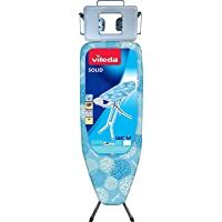 Vileda Solid - Tabla de planchar mediana- altura regulable 75 - 95 cm- superficie de planchado extra grande- estable y…